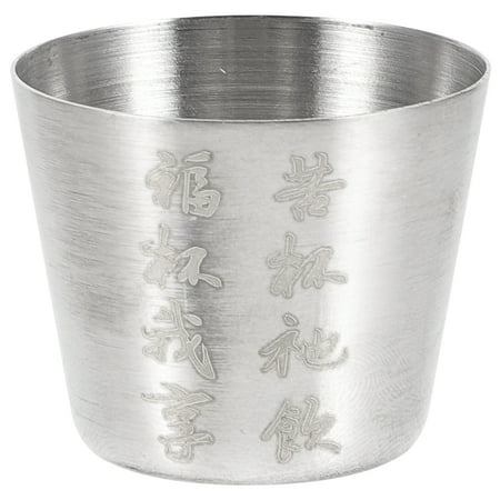 

Portable Stainless Steel Wine Cup Religious Cup Church Beer Wine Drinking Mug(15ml)