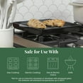 thumbnail image 2 of Larder & Vine Ceramic Grill Pan | Made in Italy, Nontoxic, Indoor & Outdoor, Oven-Safe, 2 of 8
