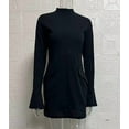 thumbnail image 4 of ZANKLEY Women's Fall Long Sleeve Mock Neck Dress Basic Party Club Bodycon Mini Dresses, 4 of 9