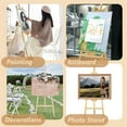 thumbnail image 5 of IAJXWI Art Easel Stand for Painting, Adjustable Wooden Easel Stand, Display Easels for Wedding Sign Poster Gift, 5 of 10