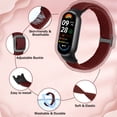 thumbnail image 7 of KBYKO Braided Elastic Bands Compatible with Xiaomi Smart Band 10/9/8, Soft Nylon Strap Adjustable Replacement Wristband for Women Men, 7 of 7