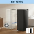 thumbnail image 4 of Upstreman 7.0 Cu.Ft Upright Freezer Convertible Freezer/Refrigerator, Garage Ready Deep Freezer Fridge with Reversible Door, UP70 Black, 4 of 7