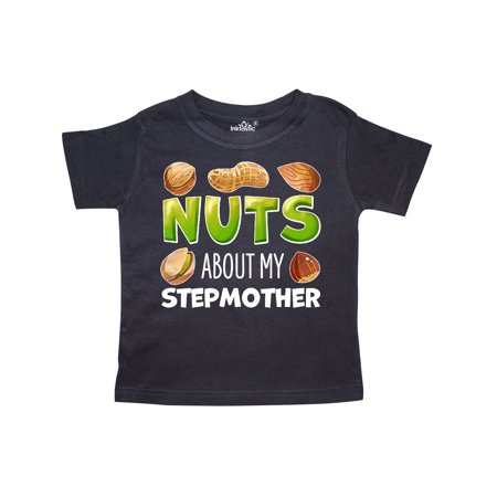 

Inktastic Nuts About My Stepmother Peanut Almond Pistachio Gift Toddler Boy or Toddler Girl T-Shirt