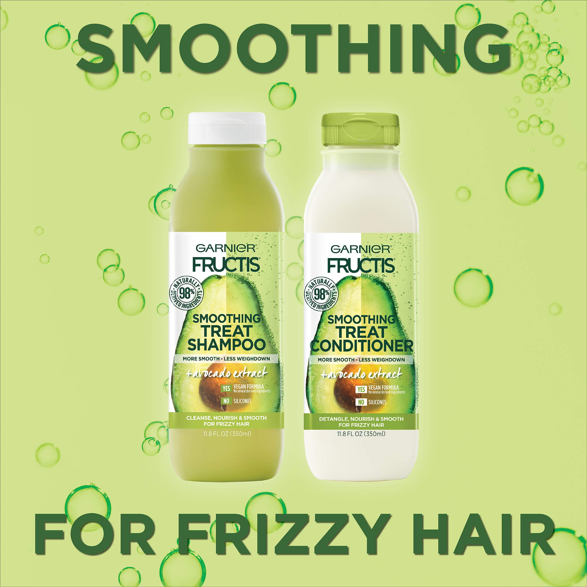 Garnier Fructis Smoothing Treat Conditioner with Avocado Extract 11.8 fl oz Walmart