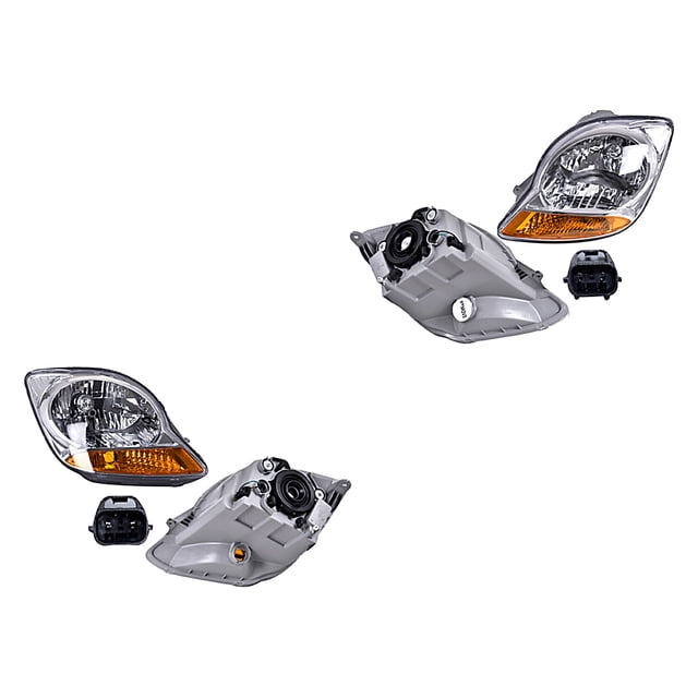 Par de Faros Matiz 2006 A 2015 Pontiac Manual P/Halog DEPO