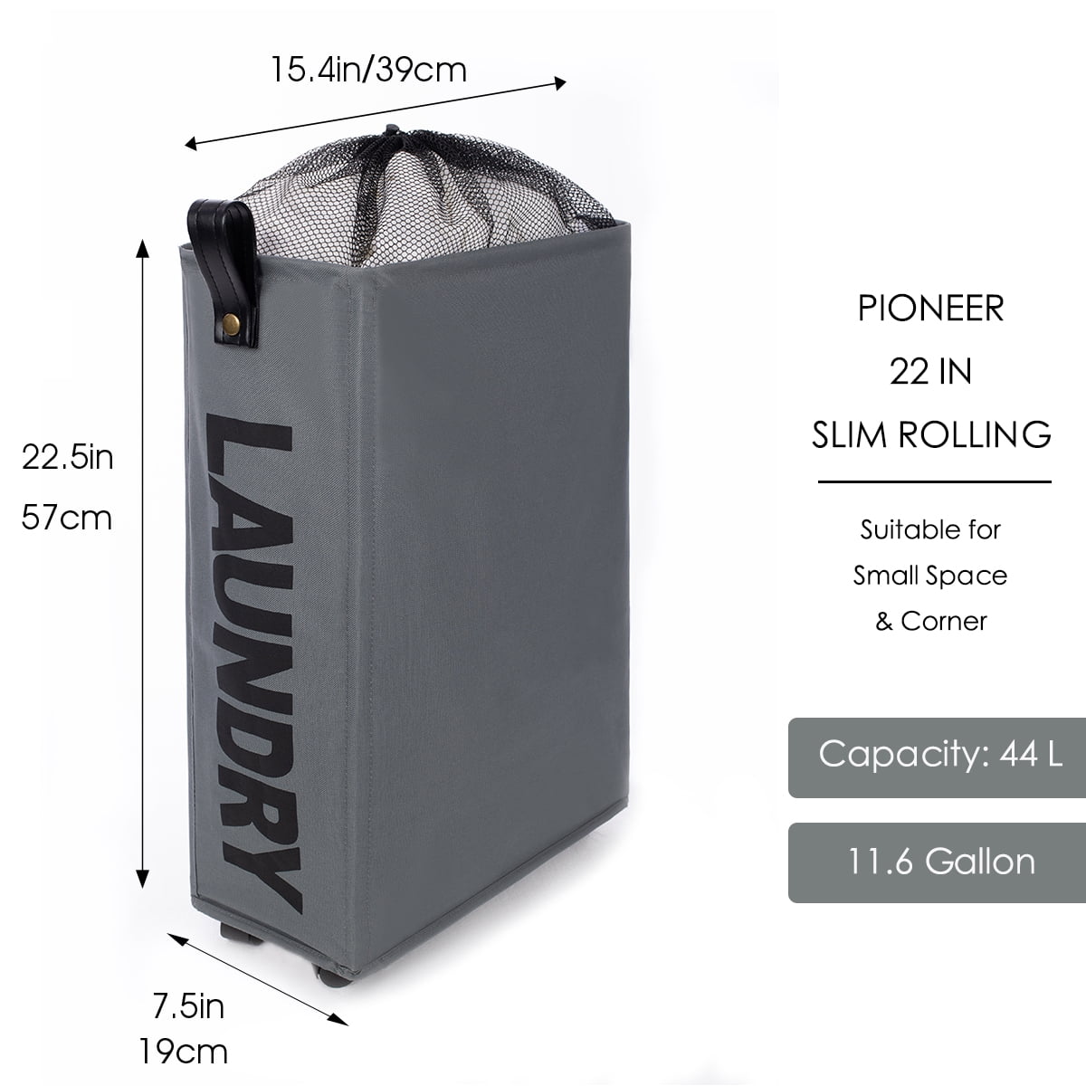 Rolling laundry caroeas laundry hamper waterproof laundry basket collapsible sale