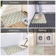 thumbnail image 3 of cool Asparagus Print Front Door Mat, Indoor Mats for Bedroom Bathroom Kitchen, Floor Mat Non-Slip, Soft Carpet Floor Cover Machine Washable Entryway Mat - 20x31.5in, 3 of 5