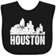thumbnail image 3 of Inktastic Houston Skyline Grunge Boys or Girls Baby Bib, 3 of 4