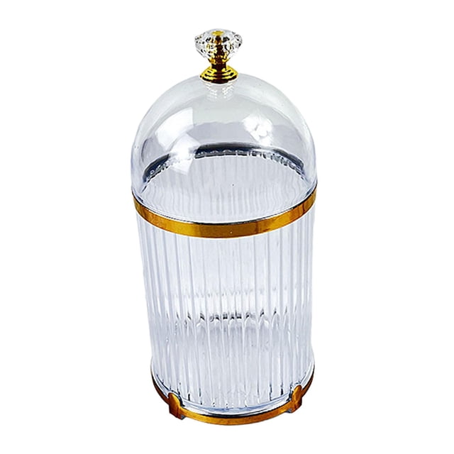 Clear Storage Jar Modern Kitchen Fruit Fork Holder for Party Home Restaurant transparent