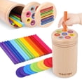 thumbnail image 1 of Montessori Toys YHHYTOY para niños pequeños de 3 años que clasifican colores, 1 of 6
