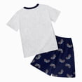 thumbnail image 3 of HCNTES Toddler Boy Pajamas Summer Pjs for Boys Short Sets Kids Sleepwear Cartoon Car Truck Jammies Baby Boy Clothes 2T 3T 4T 5T 6T 7T 8T, 3 of 5