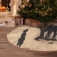 thumbnail image 5 of Lukts Child And Lion Sketch Print Color Life Christmas Tree Skirt, Winter Holiday Tree Mat Decoration ,Can be Used as A Shawl-36", 5 of 6