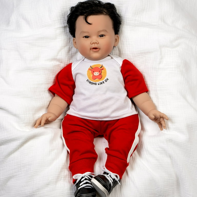 Paradise Galleries Asian Big Boy Reborn Baby Doll Kenzo with