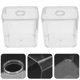 thumbnail image 1 of YSNOOWE 2Ud Transparente De Pet Para Bastoncillos Algodones Y Accesorios Con Tapa, 1 of 6