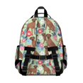 thumbnail image 3 of Rhodesian Ridgeback and Floral Backpack for School, Cute School Bag with Adjustable Shoulder Straps and Padded Back, 15.25"x11.5"x5.25", 3 of 5