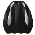 thumbnail image 1 of Chandail en Molleton à Col Rond pour Hommes Manches Longues Chandail Décontracté Couleur Unie Mode Urbaine Doux Confortable pour Usage Quotidien Coupe Moderne Automne Hiver Mode, 1 of 7