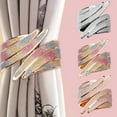 thumbnail image 1 of Cagogo à Moins de 5 $ 2 Pcs Embrasses de Rideaux, Embrasses de Rideaux en Métal, Embrasses en Alliage à Losanges pour Rideaux de Fenêtre, Support de Corde Décoratif pour Rideaux Transparents, Installation Sans Perçage Ni Dommages, 1 of 8