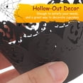 thumbnail image 4 of Shisuyan Décor Ajouré Papier Noir 24 Pcs 8.1 Po Design Rond Ajouré, 4 of 8
