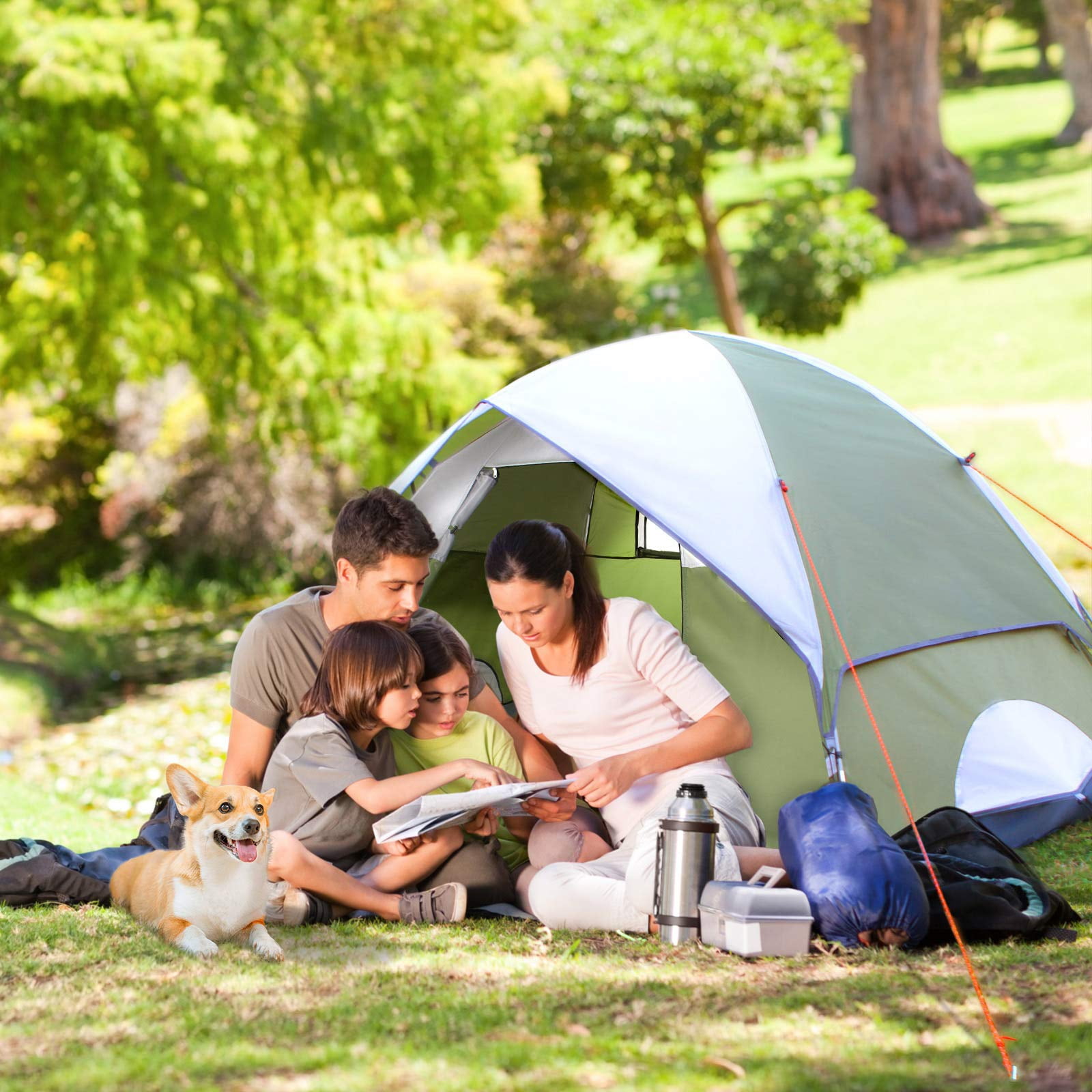 Kroyicegears 2 Person Tents for Camping -  Lightweight Outdoor Camping Tents 5 lb