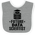 thumbnail image 3 of Inktastic Future Data Scientist Boys or Girls Baby Bib, 3 of 4