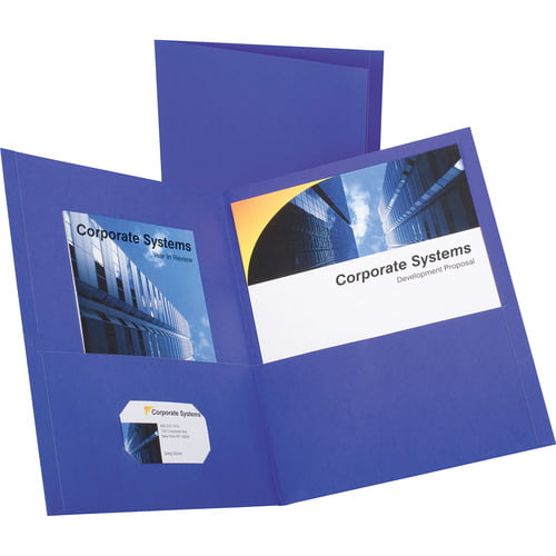 Oxford Twin-Pocket Folders Pack of 10 Purple 57583 