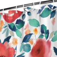 thumbnail image 3 of Pioneer Flower Floral Print Pattern Shower Curtain 36"x72" ,Bathroom Decorative Shower Curtains Set with 12 Hooks,Modern Waterproof Washable Shower Curtain, 3 of 6