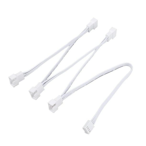 Ventilador portátil divisor PWM Cable de ventilador de 5/6 vías para CPU de computadora (5 vías)