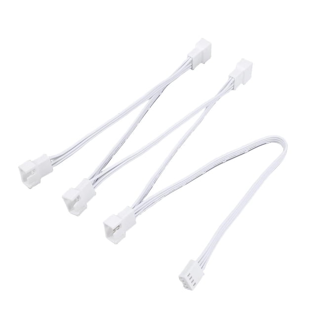 Ventilador portátil divisor PWM Cable de ventilador de 5/6 vías para CPU de computadora (5 vías) Hugtrwg Para estrenar