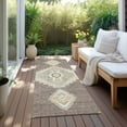 thumbnail image 6 of Addison Rugs Chantille Indoor/Outdoor Traditional Vintage Taupe Washable Runner Rug, 2'3" x 7'6", 6 of 6