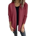 thumbnail image 5 of VISALY Long Cardigans Long Sleeve Cardigan Women's Fashion Clothes for Every Occasion Cotton Linen Cardigan Summer Chic Open Front Cardigan Thin Cardigans Lightweight Rd1 Xl, 5 of 9