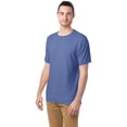 thumbnail image 2 of GDH100 Hanes ComfortWash Men's Garment-Dyed T-Shirt Frontier Blue XS, 2 of 3