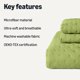 thumbnail image 2 of Juego de colcha Amazon Basics Queen 229 x 244 cm verde de 3 piezas, 2 of 5