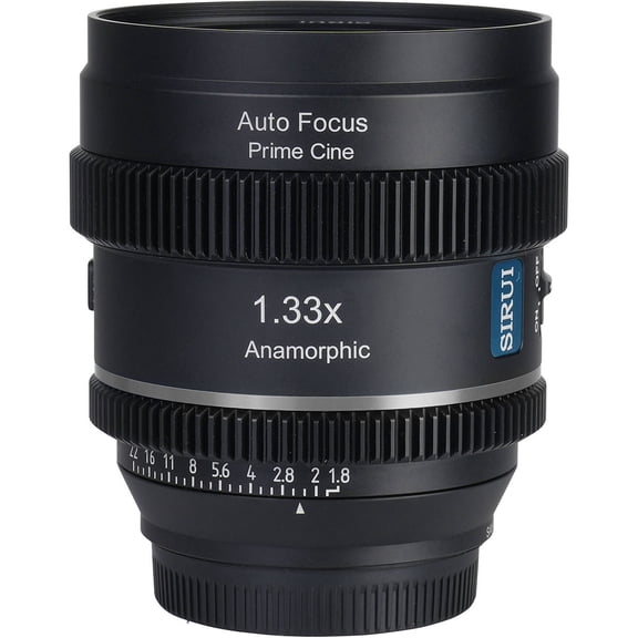 Sirui Sirui 20mm T1.8 1.33X S35 AF Anamorphic Lens (E mount, Neutral Flare)
