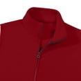thumbnail image 5 of Atkumj Fleece Vest Men with Pockets Warm Stand Collar Full Zip Vests Casual Solid Color Mens Outerwear Vests for Outdoor Activity M, 5 of 9