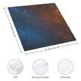 thumbnail image 3 of Nawy Gold and Blue Abstract Art Polyester Cloth Napkins for Party Dinner Decoration 2 PCS, 3 of 7