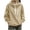 Beige, variant on Womens Packable Waterproof Raincoat Lightweight Rain Jacket, Running Cycling Hiking Windbreaker Pullover Jackets