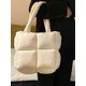 thumbnail image 2 of Women Padded Shoulder Bag Luxury Check Tote Bag Soft Pillow Handbag Quilted Puffy High Capacity Underarm, 2 of 4