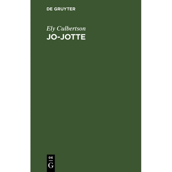 Jo-Jotte: Ein Zweierspiel, (Hardcover)