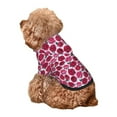 thumbnail image 5 of Honeii Rose Flowers Print Small Dog Hoodies Pet Hooded Sweatshirts Fall Winter Puppy Cat Sweaters Warm Clothes for Small Dogs Outfits Costume-Small, 5 of 7