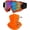 Orange, variant on Ski & Goggles with Reflective Gaiter, for Men Women