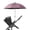 Denim Red, variant on NFTIGB Baby Stroller Parasol Clip-On Sun Shade Protection Umbrella Adjustable Clamp for Outdoor Beach 85cm Large Denim Red