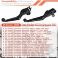 thumbnail image 2 of Palanca de Freno y Embrague Negra 43040 para Harley Davidson Sportster 883 1200 1996-2003 para Harley Davidson Road King 96-10 Palanca de Freno para Manillar de Harley Davidson Softail 96-14, 2 of 7