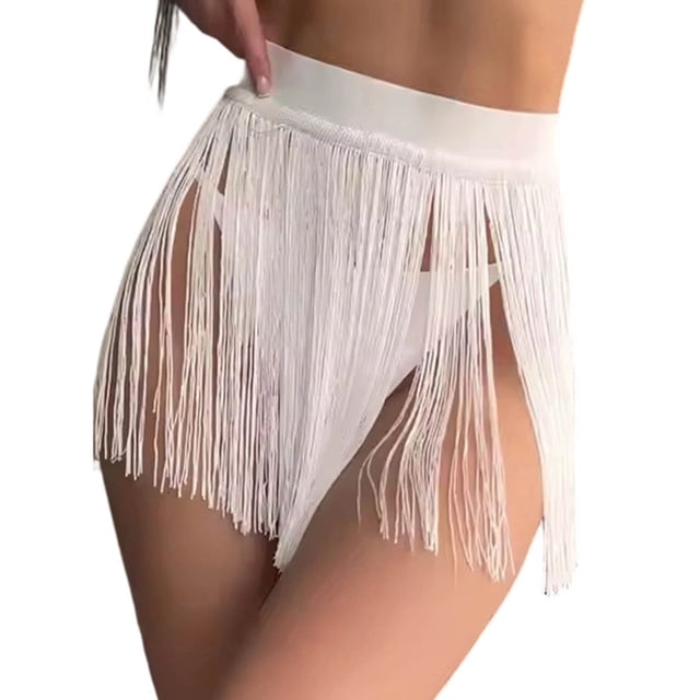 Traje de Baño Tops Mujeres Top Solo Traje de Baño con Cuello en V Estilo de Cuello Alto Correas Ajustables Color Sólido Detalles de Ganchillo Verano