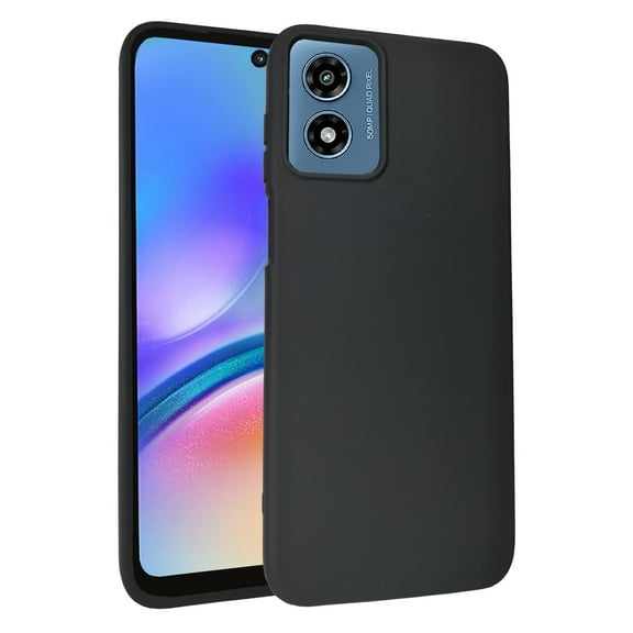 For Motorola Moto G Play 4G 2024 TPU Full Body Scratch Proof Shockproof Protective Hybrid Case Cover Black