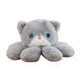 thumbnail image 1 of Animales de peluche Gato Niños Muñeco de peluche tierno Juguete de abrazo Decoración Almohada suave para Gris, 1 of 9