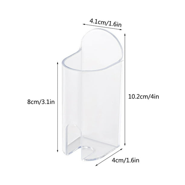 Portacepillos de pared | Estante para cepillos de dientes de baño sin perforaciones | Base de drenaje impermeable | Gran capacidad de carga | Organizador compacto para cepillos de dientes,