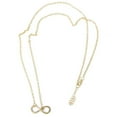 thumbnail image 1 of Gold Charm Bikini Belly Waist Lower Back Link Body Chain w/ Number 8 Pendant, 1 of 8