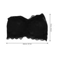 thumbnail image 2 of unbranded 1Ud Strapless Bra De Encaje Negro Para Mujer Material Premium Y Delicado, 2 of 7