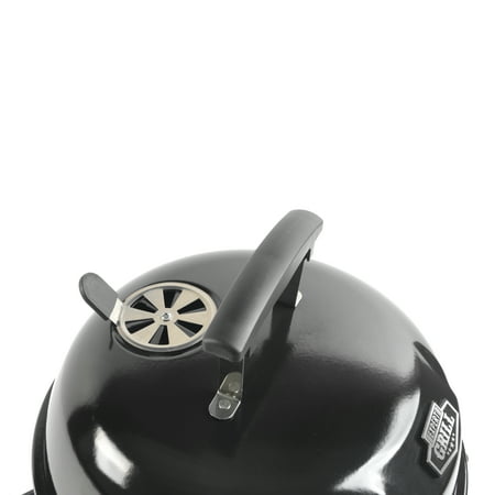 Expert Grill 14.5'' Steel Portable Charcoal Grill, Black