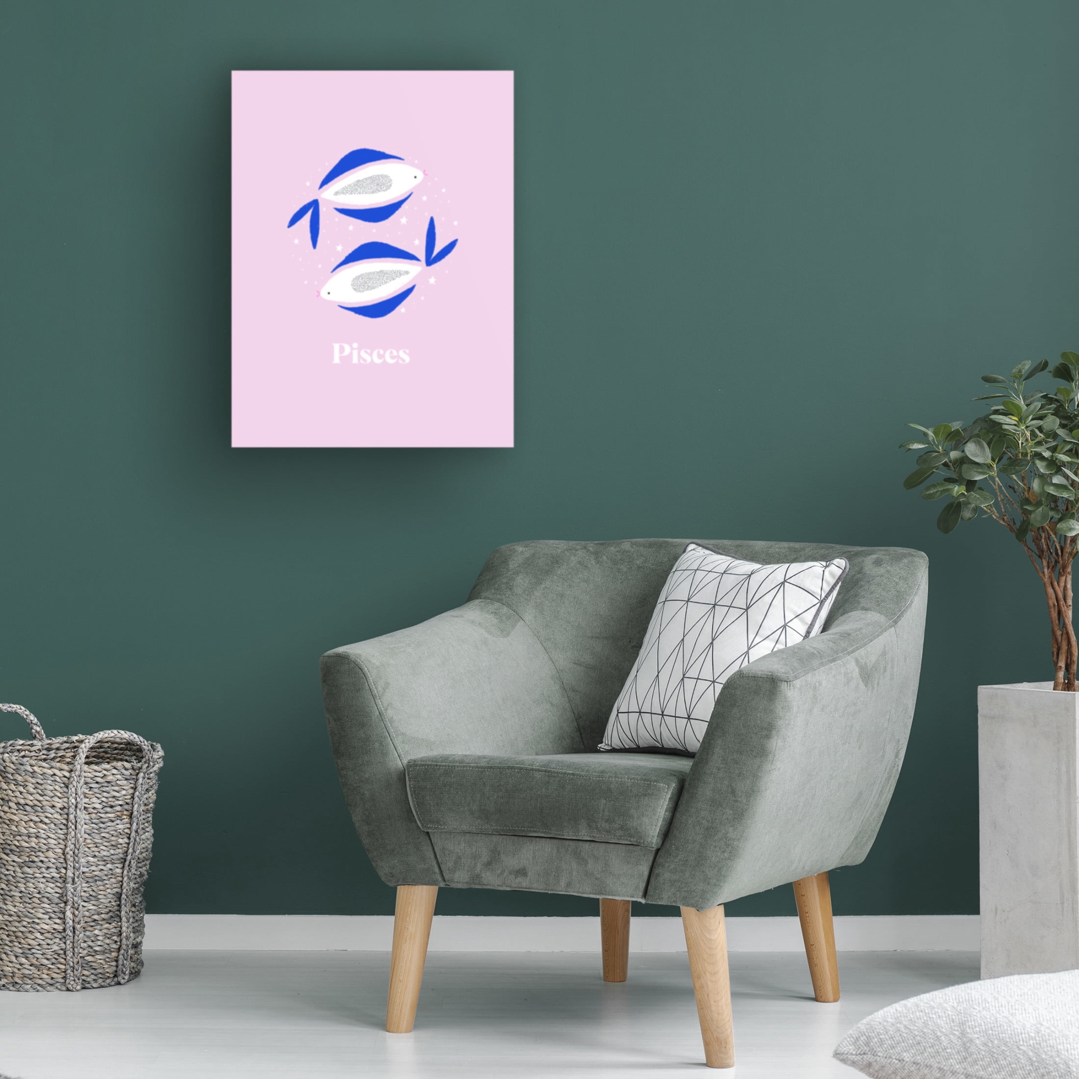 Trademark Fine Art Aislinn Simmonds  Pisces Canvas Wall Art
